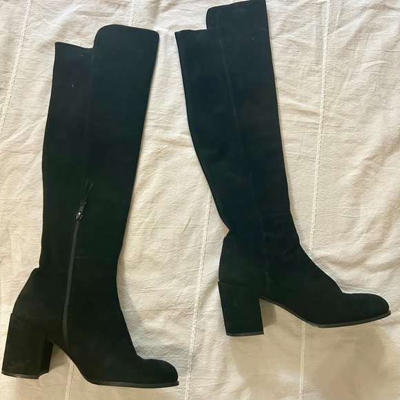 Stuart Weitzman Gillian suede knee-high boots size 10 - Picture 4 of 6